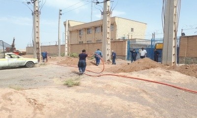 اقدام جهادی برای رفع مشکلات برق رسانی در بخش غربی حسن آباد