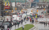 حکم دادگاه کانادا:راه‌بندان کامیون‌داران معترض باید برچیده شود