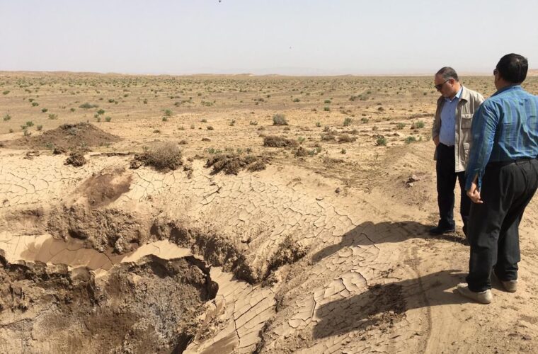 بازدید فرماندار شهرستان ری از قنات، مراتع و مسیر سیلاب روستای قلعه محمدعلی خان