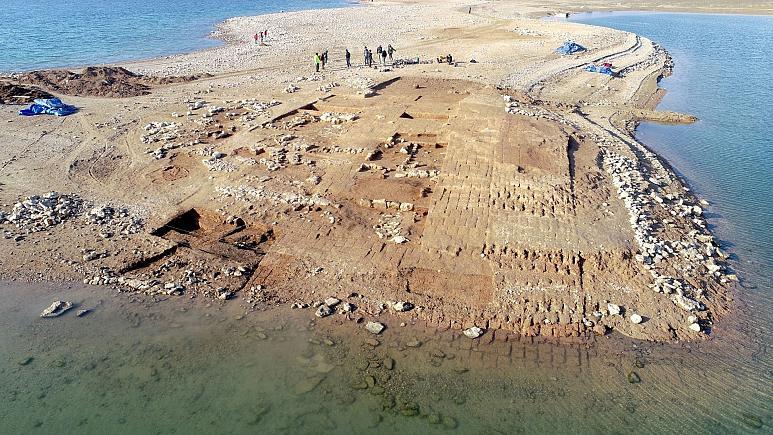 پدیدار شدن یک شهر ۳۴۰۰ ساله در بستر رودخانه دجله در کردستان عراق