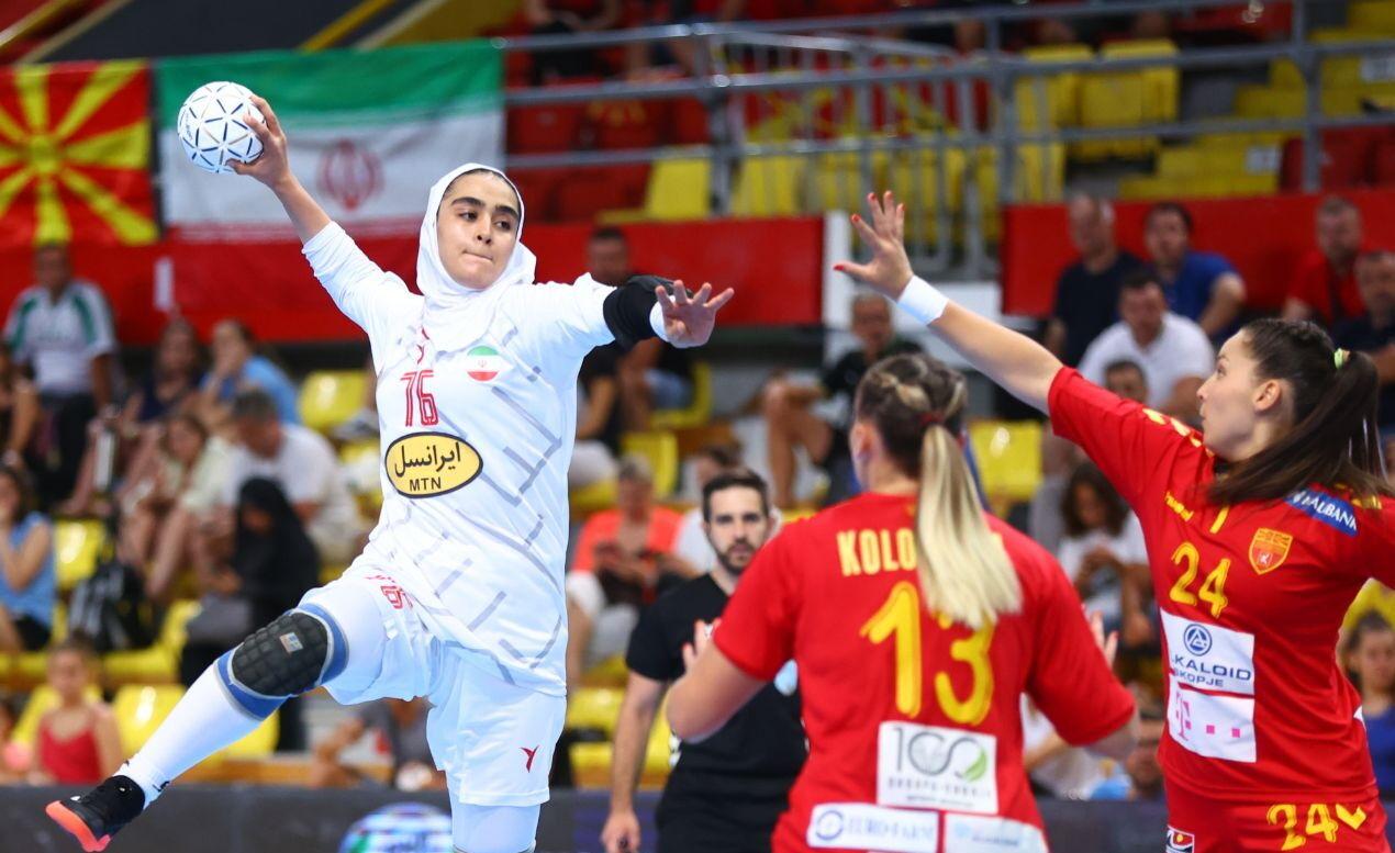 شکست دختران هندبال ایران برابر مقدونیه اما صعود کردند