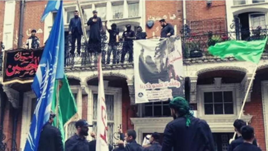 حمله گروه تندرو شیعه کویتی به سفارت آذربایجان در لندن