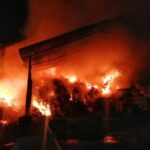 خسارت۷۰ میلیارد ریالی آتش سوزی دامداری در فشافویه