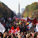 تظاهرات ده‌ها هزار معترض آلمانی علیه اوضاع اقتصادی و بحران انرژی