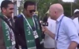 خودداری هواداران سعودی از مصاحبه با یک شبکه اسرائیلی+ویدئو