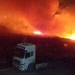 حمله پهپادی به کامیون‌های ایرانی در مرز عراق و سوریه + فیلم