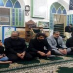حضور شهردار، رئیس و اعضای شورای اسلامی شهر حسن آباد، در مراسم عزاداری سالار شهیدان(ع)