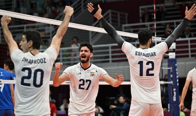 دورخیز والیبال ایران در بازی‌های آسیایی هانگژو برای المپیک پاریس