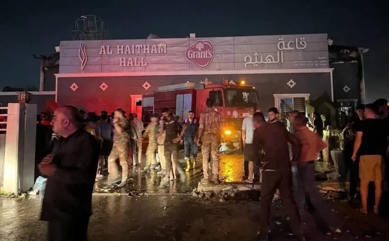 آتش سوزی در مراسم عروسی در عراق بیش از۳۰۰ کشته و  مجروح برجای گذاشت