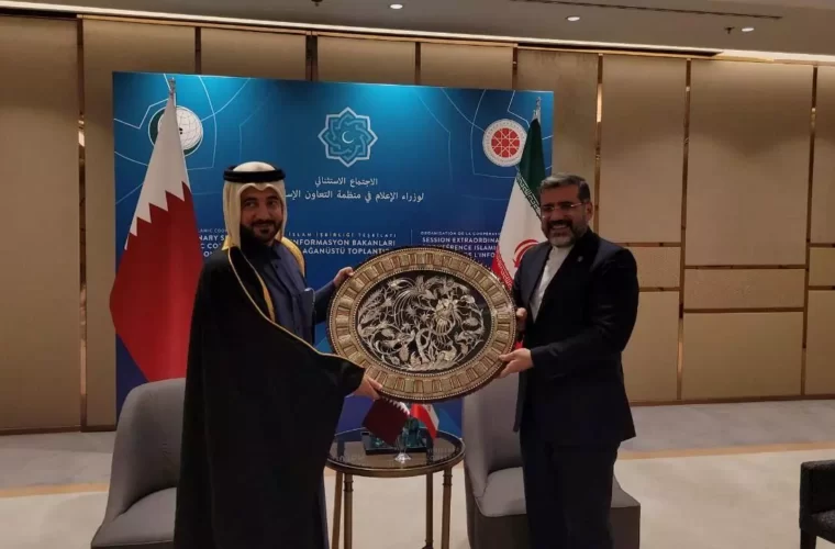 تقدیر وزیر فرهنگ و ارشاد اسلامی ایران از پشتیبانی رسانه‌ای دولت قطر در عملیات طوفان‌الاقصی