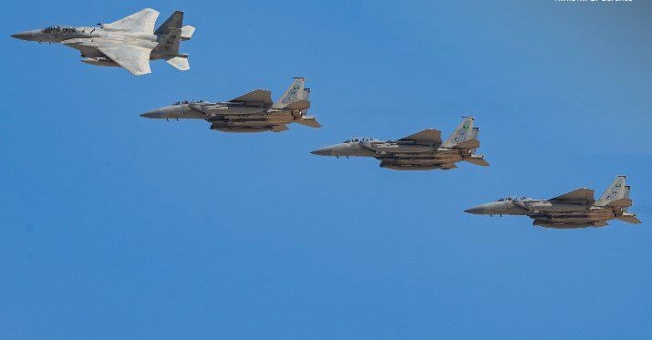 برگزاری رزمایش هوایی مشترک در پادشاهی عربستان با حضور ۹ کشور