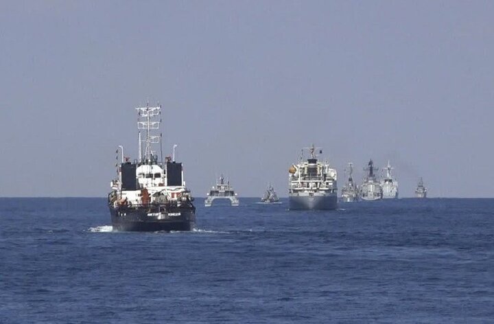 رزمایش مرکب «کمربند امنیت دریایی ۲۰۲۴»ارتش ایران در شمال اقیانوس هند برگزار شد