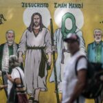 دیوارنگاره«منجیان»در کاراکاس پایتخت ونزوئلا