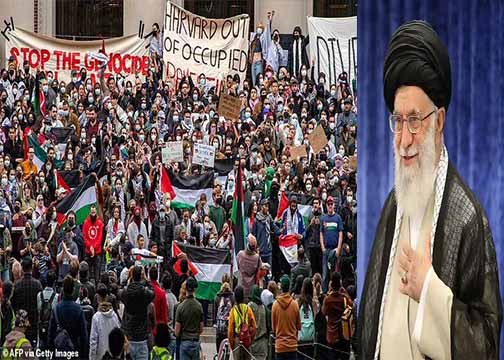 آیت الله خامنه ای خطاب به دانشجویان آمریکایی: شما اکنون بخشی از جبهه مقاومت هستید