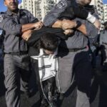درگیری شدید پلیس با معترضان صهیونیست