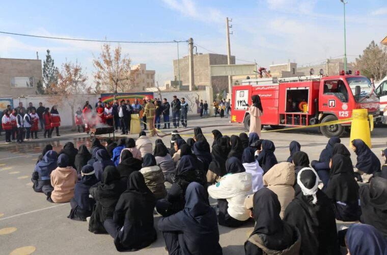 مانور بزرگ امداد و نجات در شهر حسن‌آباد؛ آمادگی برای مقابله با حوادث