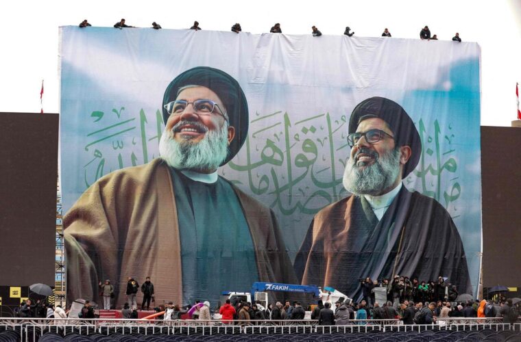 تشییع باشکوه پیکر شهیدان نصرالله و صفی‌الدین در بیروت با حضور میلیونی مردم + فیلم