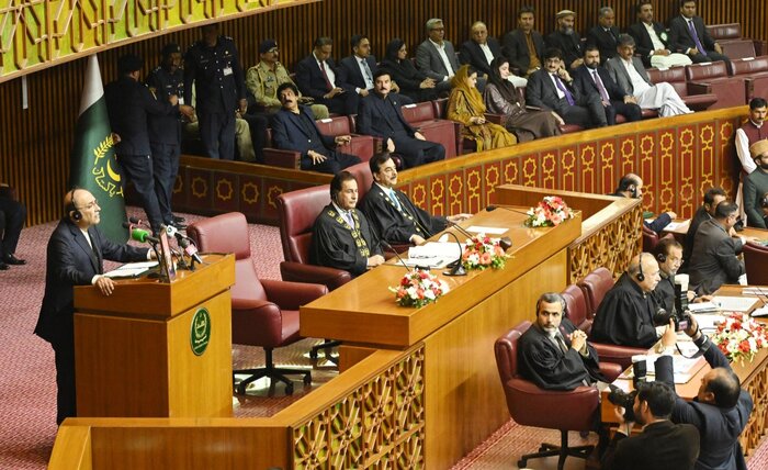 زرداری: حمایت از فلسطین و تشکیل کشور مستقل به پایتختی قدس، سیاست همیشگی پاکستان است زرداری: حمایت از فلسطین و تشکیل کشور مستقل به پایتختی قدس، سیاست همیشگی پاکستان است
