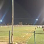 درخشش تیم فوتبال «هدف دشت طلایی» در شب افتتاحیه نور ورزشگاه حسن‌آباد