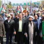 حضور پرشور مردم فشافویه در راهپیمایی روز جهانی قدس در حمایت از فلسطین