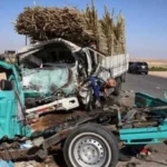 تصادف مرگبار در مصر؛ ۱۶ کشته و زخمی در برخورد خونین کامیون و وانت