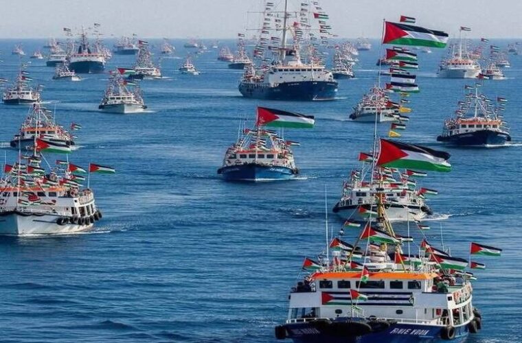 حمله رژیم صهیونیستی به ناوگان جهانی صمود؛ توقیف کشتی‌ها و بازداشت فعالان در غزه