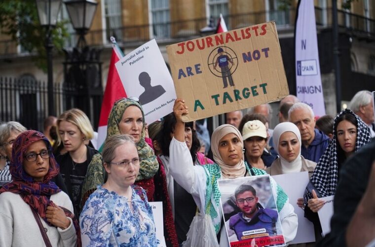 مسئولیت ۹۵ درصدی قتل خبرنگاران توسط رژیم صهیونیستی در خاورمیانه از ۷ اکتبر؛ نقض فاحش قوانین بین‌المللی