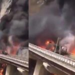 تصادف مرگبار اتوبوس عمره‌گزاران هندی در مدینه | مرگ ۴۵ زائر در آتش‌سوزی هولناک