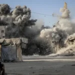 حملات زنجیره ای هوایی و زمینی رژیم صهیونیستی به غزه