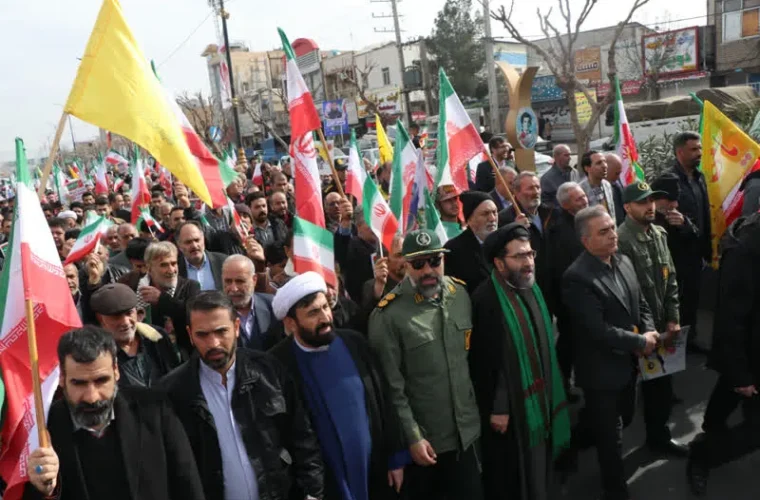حماسه راهپیمایی ۲۲ بهمن در فشافویه؛ تجلی اتحاد و اقتدار ملی