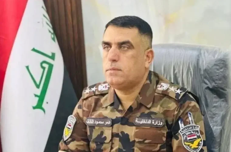 شهادت فرمانده پلیس عراق در حمله هوایی آمریکایی-صهیونیستی به موصل