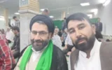 نماینده ولی فقیه در بخش فشافویه بی‌تشریفات در صف آخر نماز ایستاد