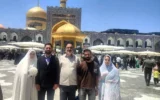 وعده زیارت رضوی برای فرزند شهید در مراسم ازدواج آسان وعده زیارت رضوی برای فرزند شهید در مراسم ازدواج آسان