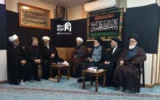 دیدار علمای نجف با فرزند ارشد رهبر شهید ایران؛ تجدید میثاق حوزه نجف با راه مقاومت