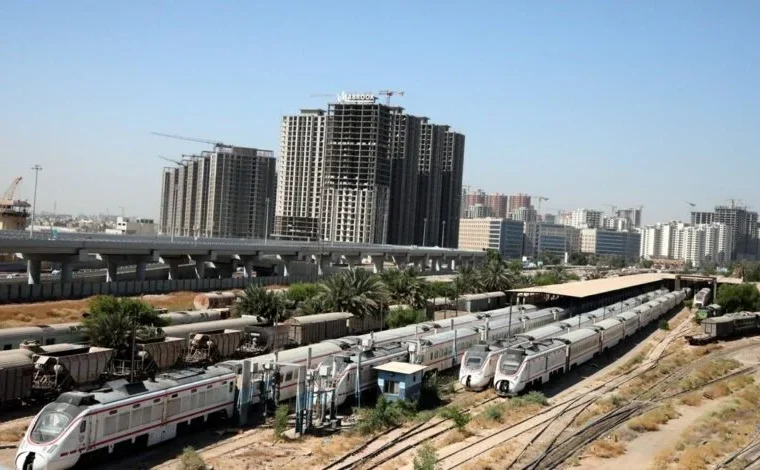 بهره‌برداری از خط دوم راه‌آهن بغداد–کربلا در اربعین