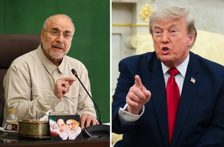 قالیباف ترامپ را با «آمریکا را گرسنه می‌کنیم» پاسخ داد