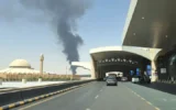 حمله پهپادی به فرودگاه ریاض؛ لغو پروازها و زبانه کشیدن آتش