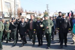 حضور پرشور شهروندان حسن‌آبادی در راهپیمایی ۲۲ بهمن